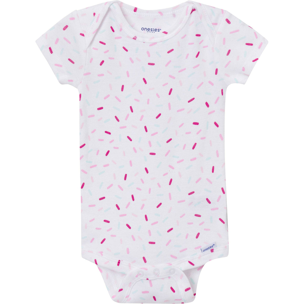 8-Pack Baby Girls Pint Sized Onesies Brand Bodysuits Onesies Bodysuits Gerber® 