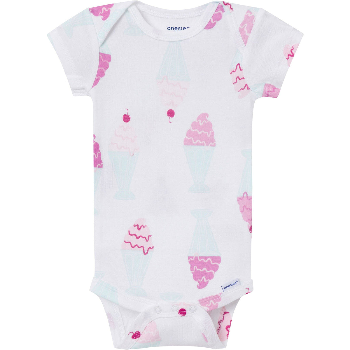 8-Pack Baby Girls Pint Sized Onesies Brand Bodysuits Onesies Bodysuits Gerber® 