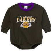 Baby Neutral Los Angeles Lakers Sweatshirt Bubble Romper NBA NBA® 