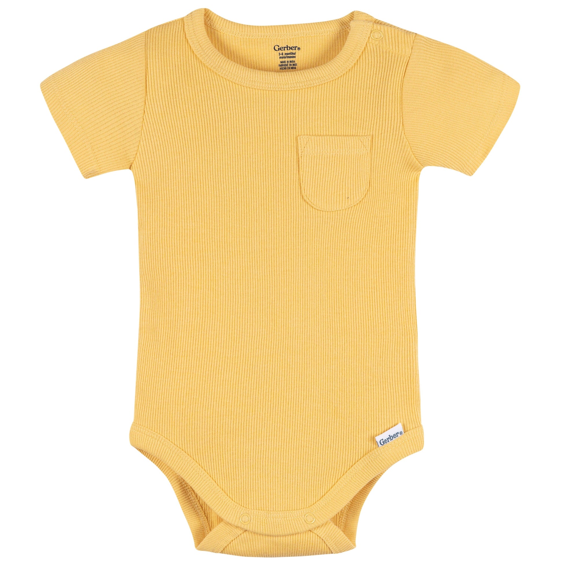 2-Piece Baby Boys Yellow Bodysuit & Shorts Set outfits Gerber® 