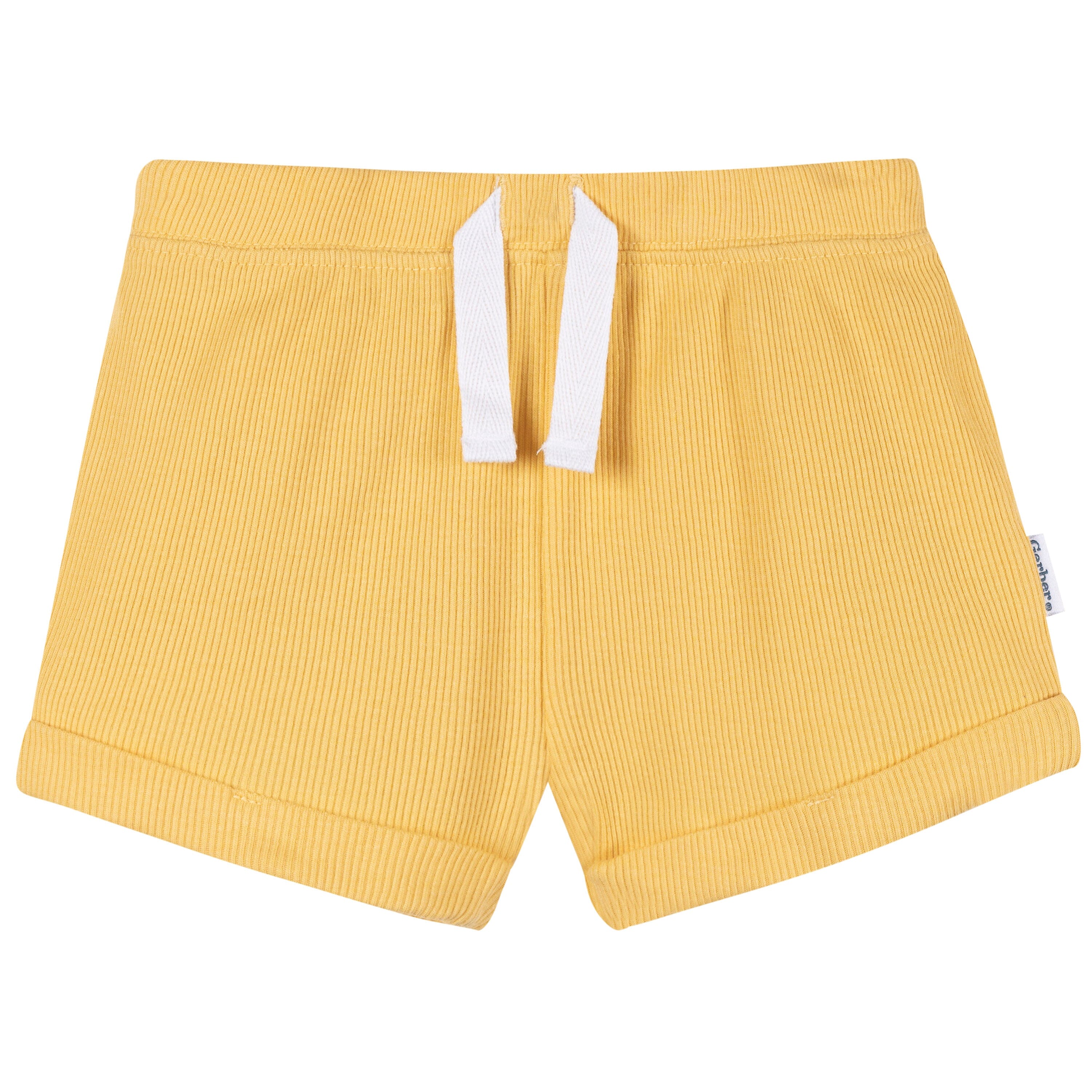 2-Piece Baby Boys Yellow Bodysuit & Shorts Set outfits Gerber® 