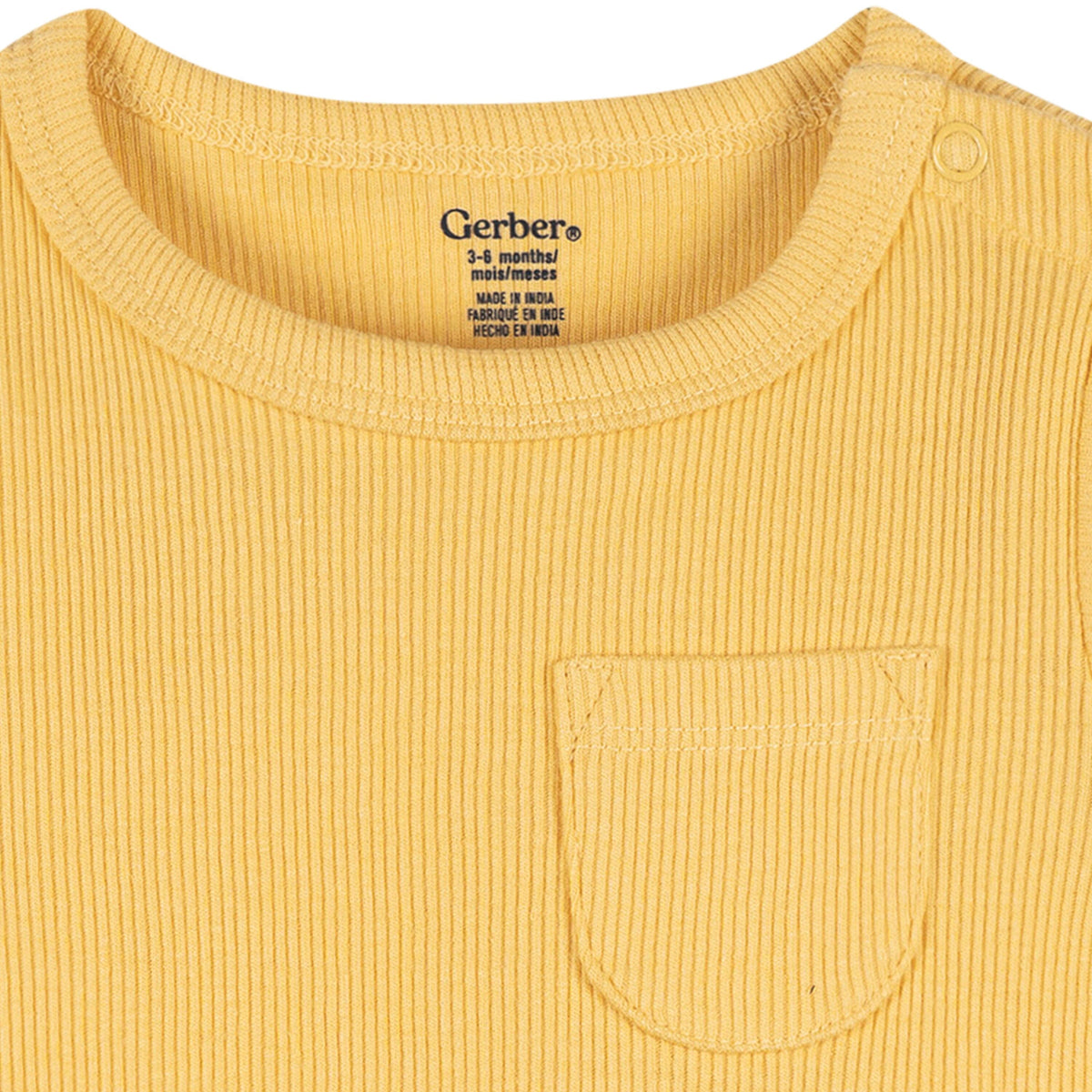 2-Piece Baby Boys Yellow Bodysuit & Shorts Set outfits Gerber® 