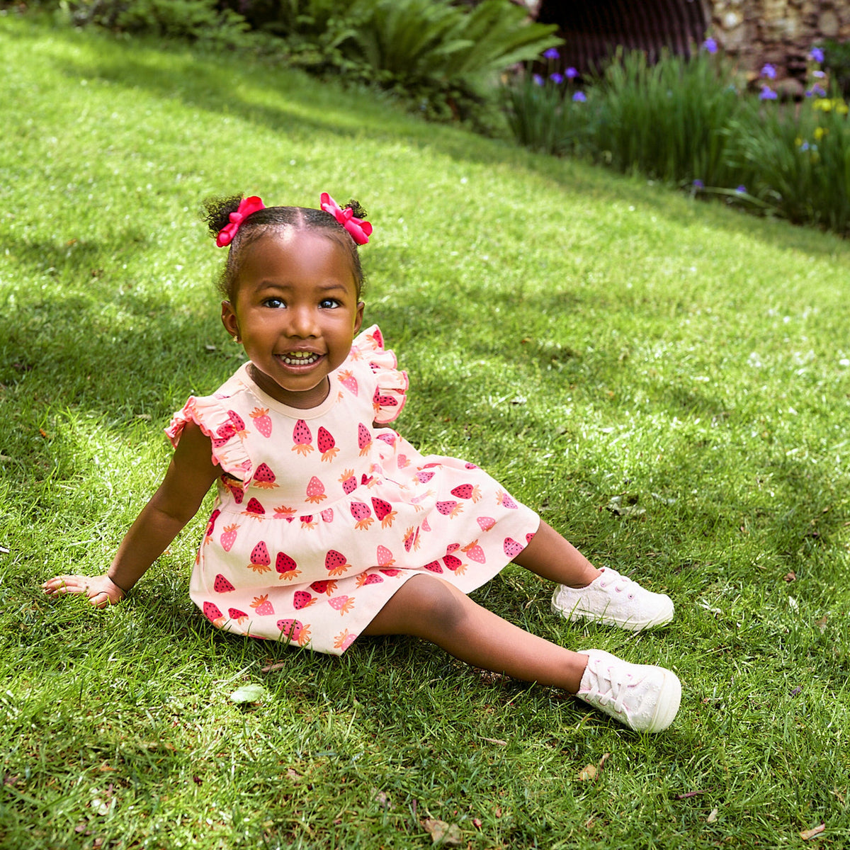Baby Girls Strawberries Dress dresses Gerber® 