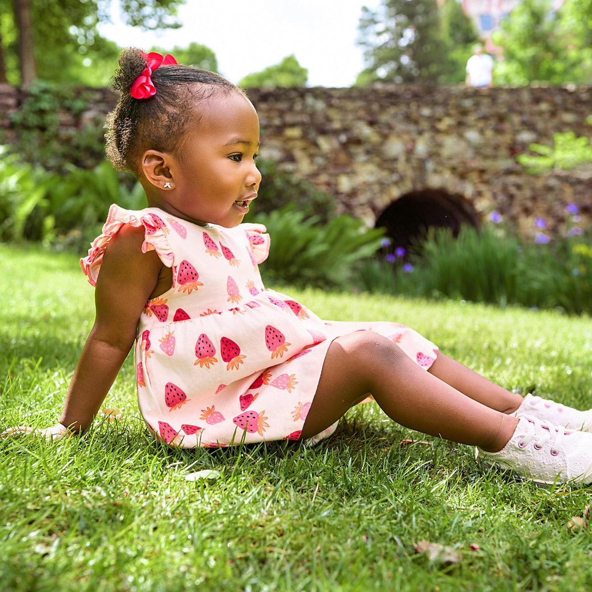Baby Girls Strawberries Dress dresses Gerber® 
