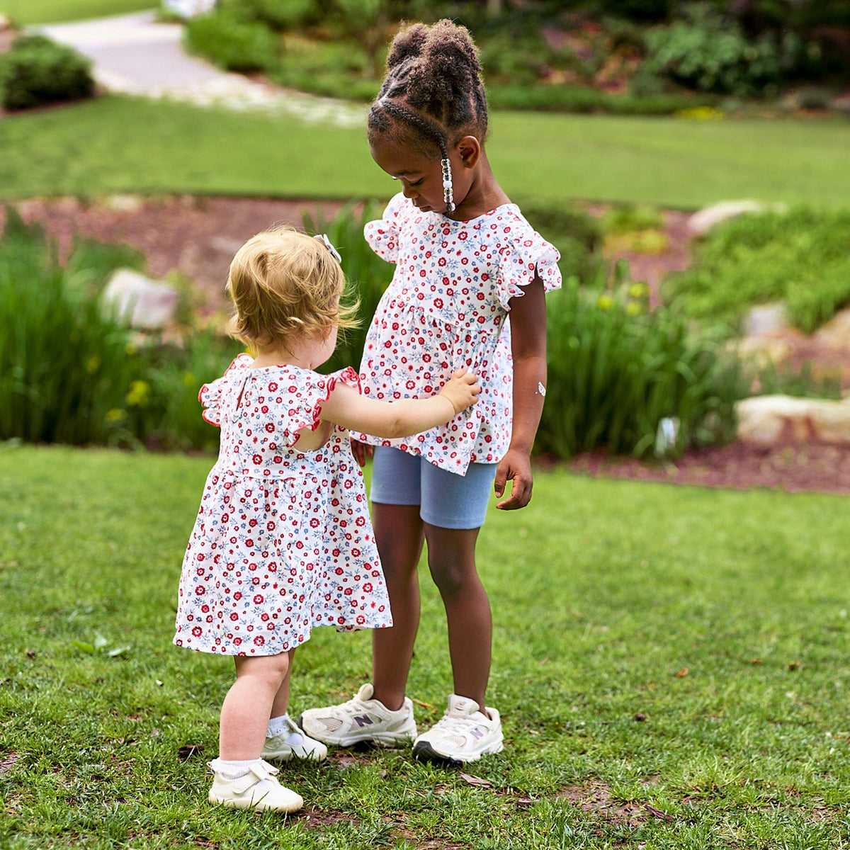 3-Piece Infant & Toddler Girls USA Shirts & Shorts Set outfits Gerber® 