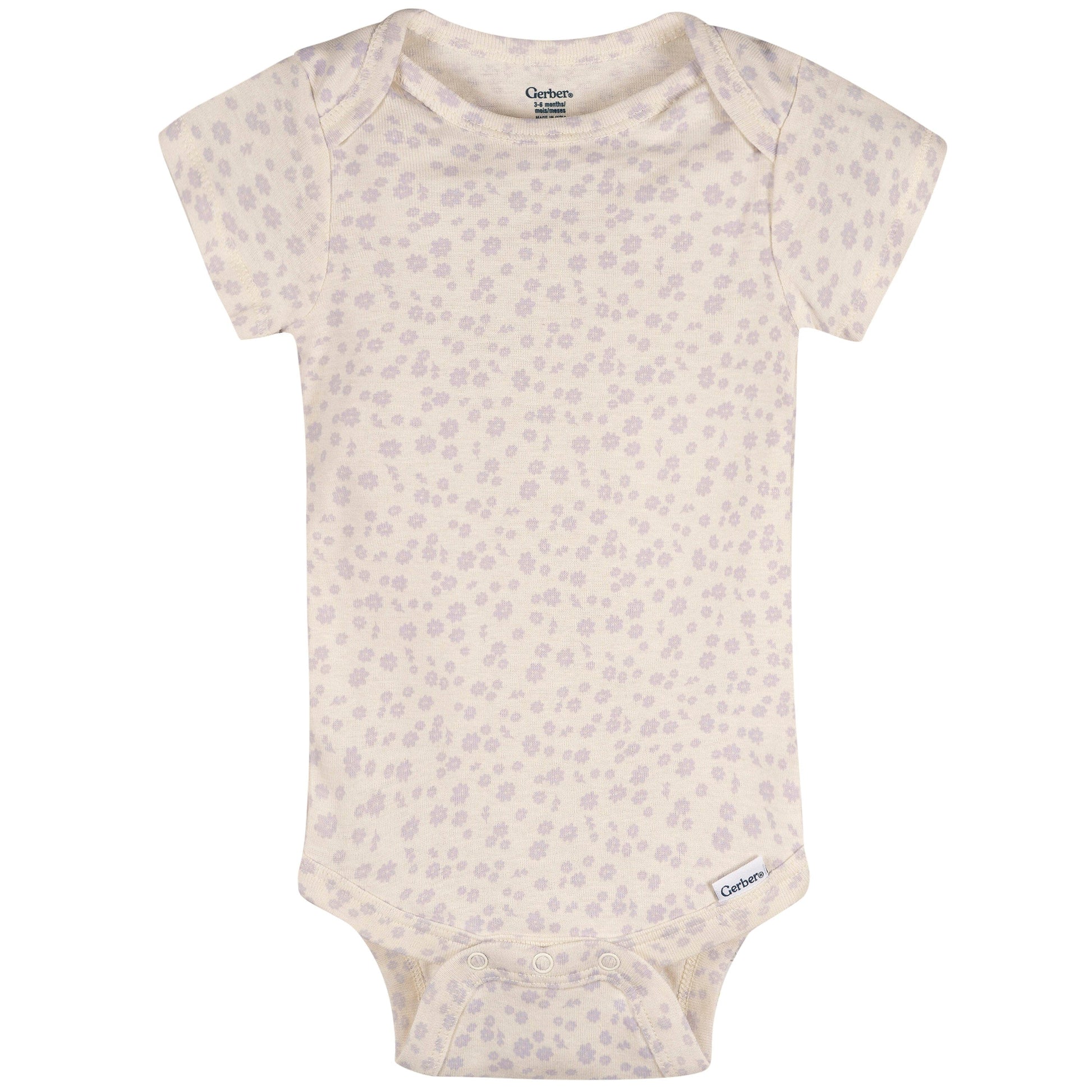4-Pack Baby Girls Teacup Kittens Onesies® Bodysuits and Sleep 'N Play outfits Gerber® 