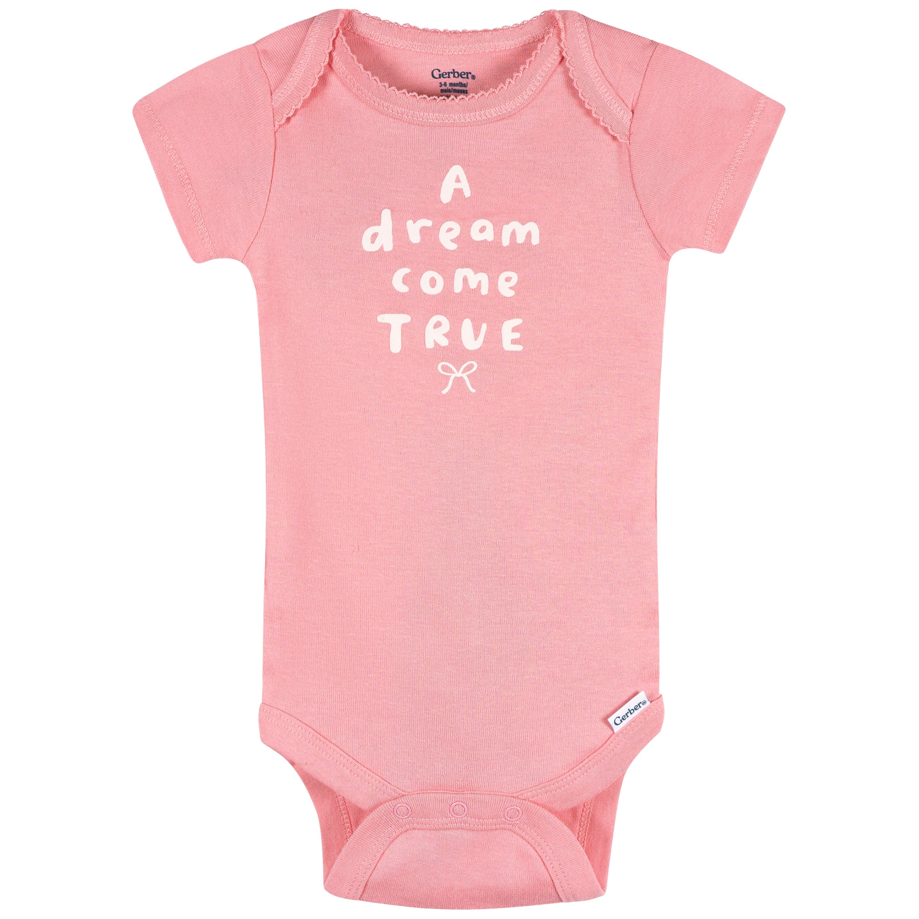 4-Pack Baby Girls Hearts & Dreams Onesies® Bodysuits and Sleep 'N Play outfits Gerber® 