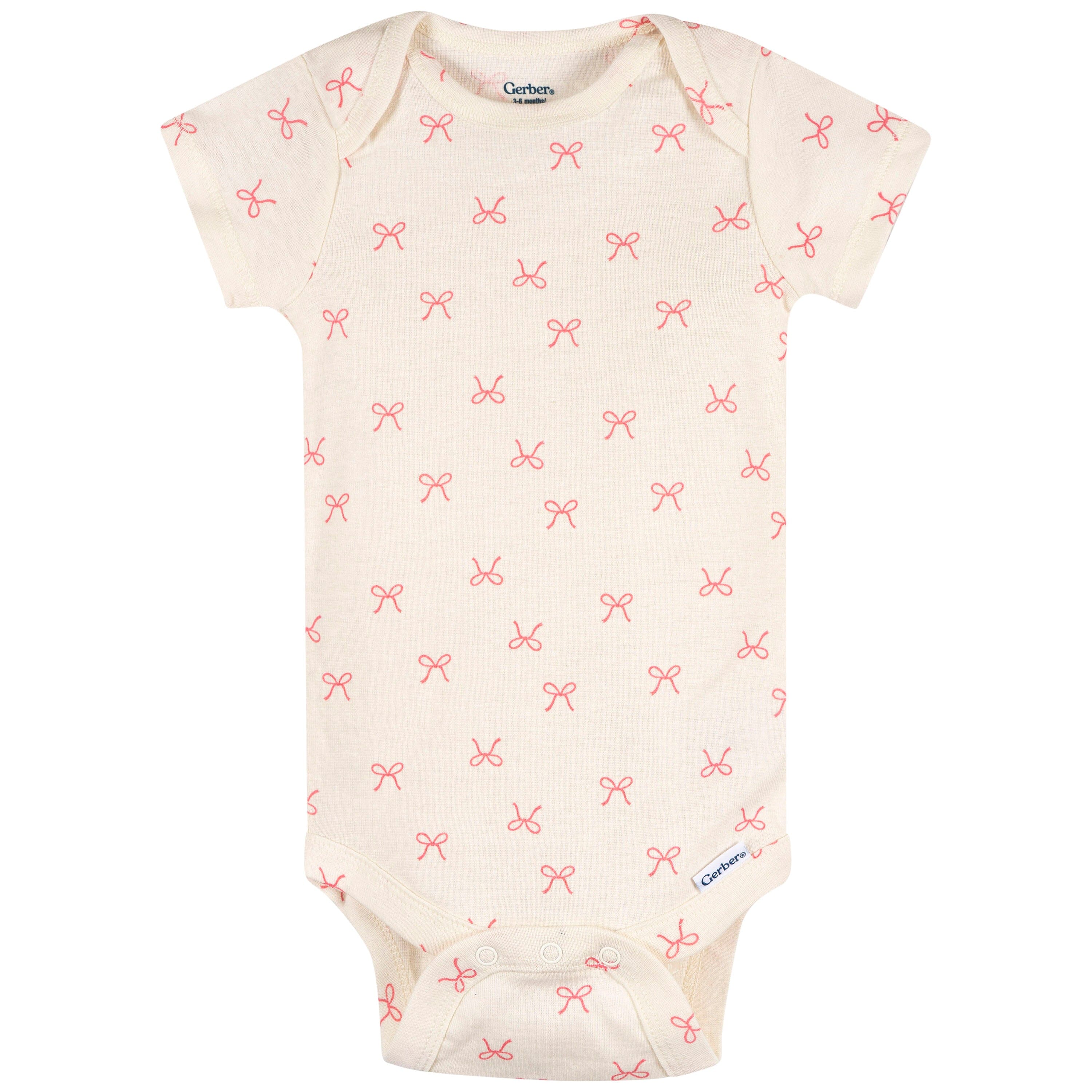 4-Pack Baby Girls Hearts & Dreams Onesies® Bodysuits and Sleep 'N Play outfits Gerber® 