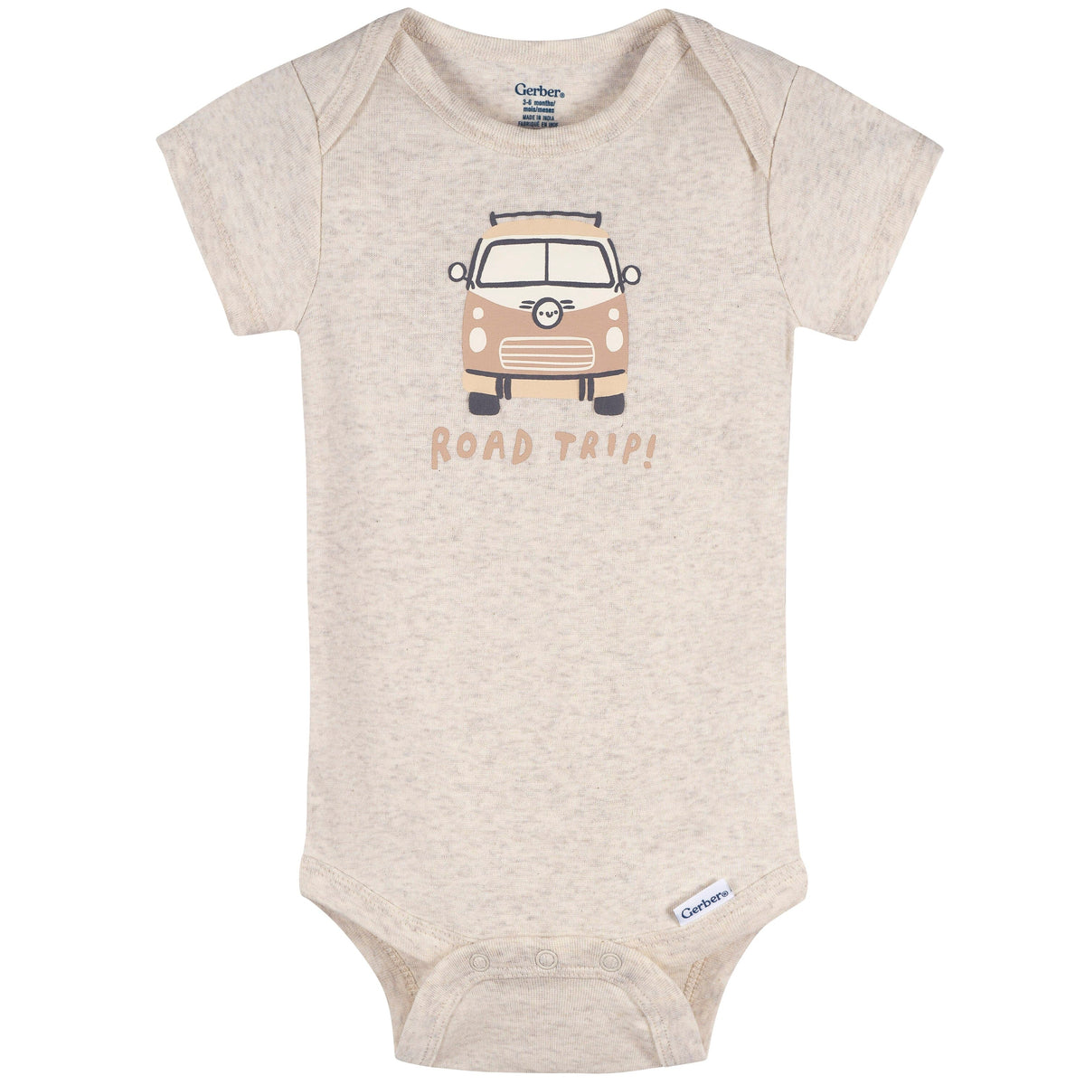 4-Pack Baby Neutral Road Trip Onesies® Bodysuits and Sleep 'N Play outfits Gerber® 
