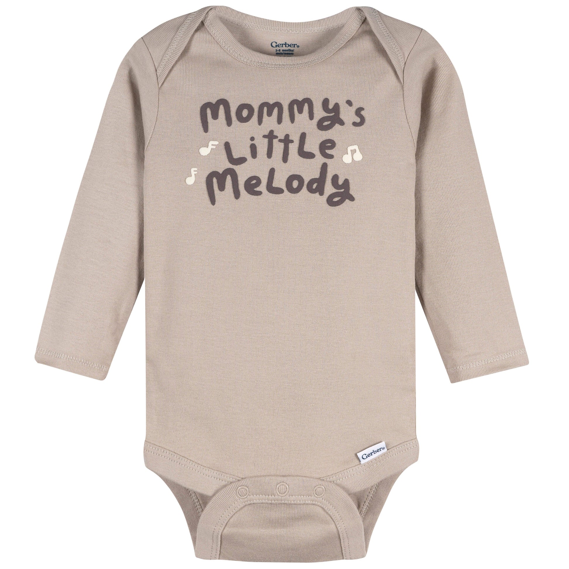 4-Pack Baby Neutral Musical Animals Long Sleeve Onesies® Bodysuits and Sleep 'N Play outfits Gerber® 