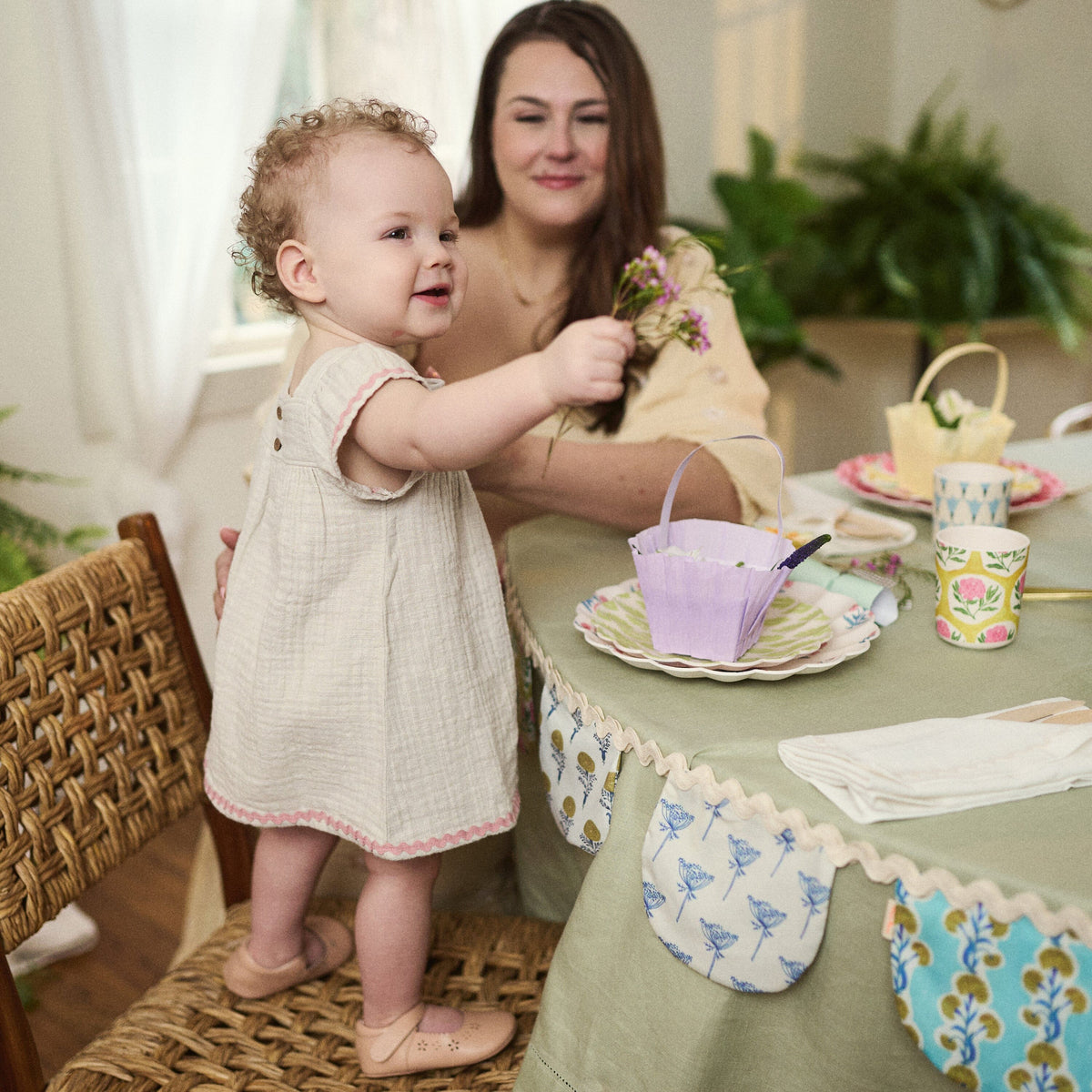 2-Piece Baby Girls Warm Grey Dress and Diaper Cover dresses modern moments™ by Gerber® 