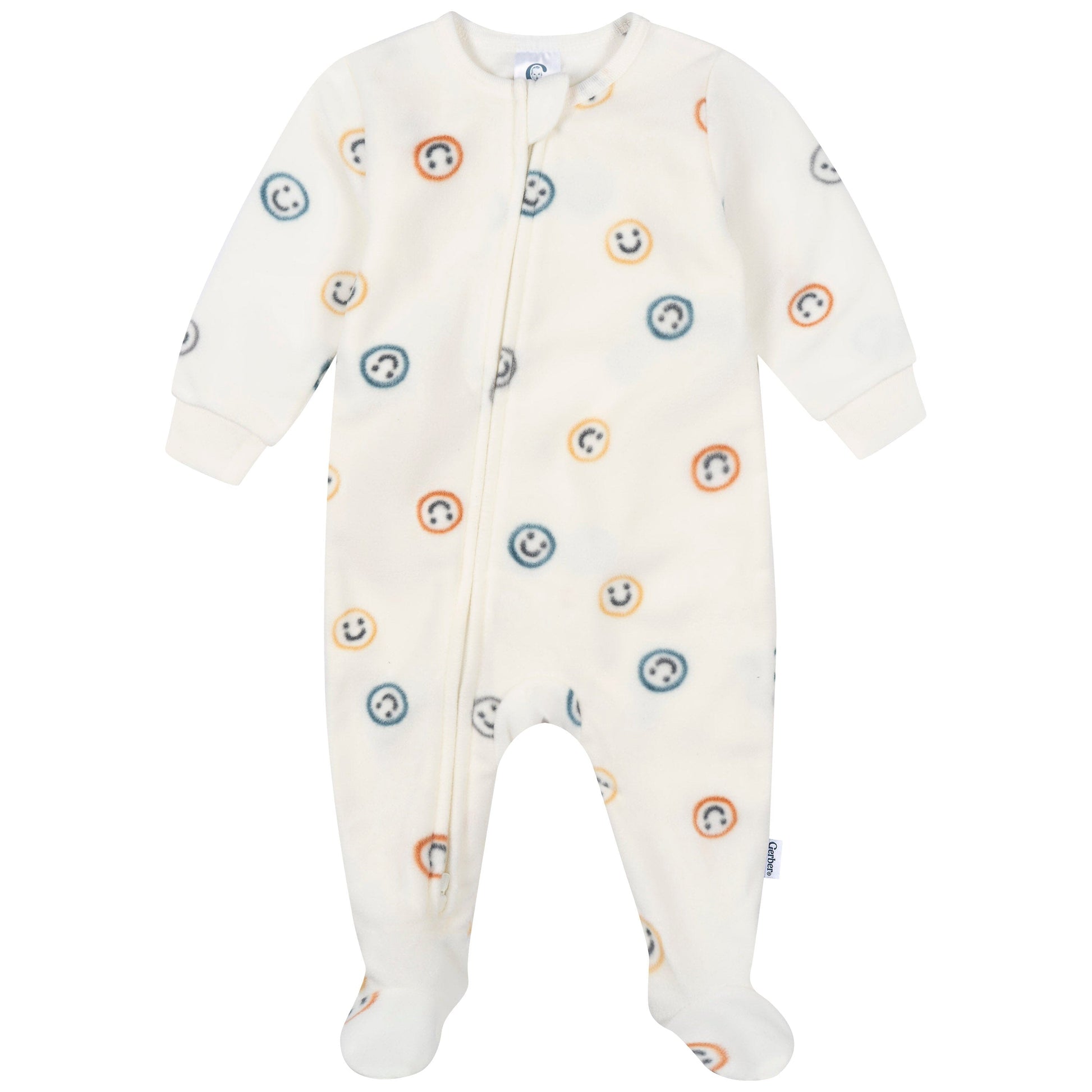 Baby & Toddler Boys Smileys Footed Fleece Pajamas sleepwear Gerber® 