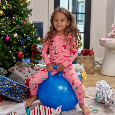 2-Piece Infant & Toddler Girls Holiday Fairies Cotton Pajamas