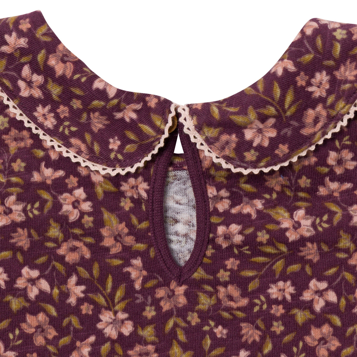 2-Pack Baby Girls Rose Peter Pan Collar Bodysuit onesies modern moments™ by Gerber® 
