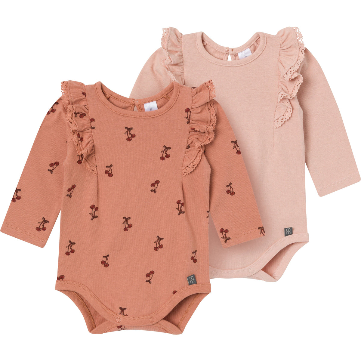 2-Pack Baby Girls Cameo Rose Ruffled Bodysuit onesies modern moments™ by Gerber® 