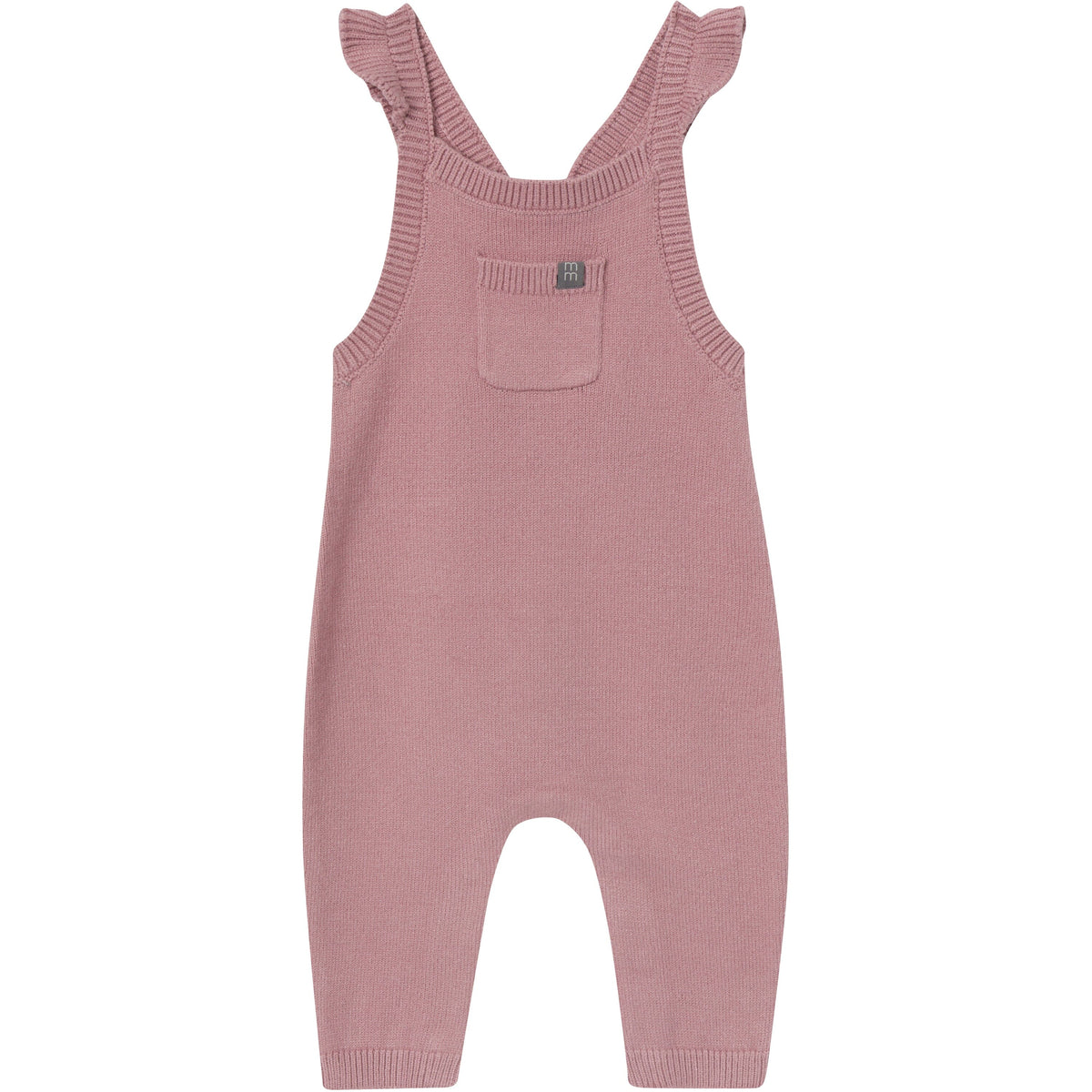 2-Piece Baby Girls Mauve Sweater Flutter Overall Set outfits modern moments™ by Gerber® 