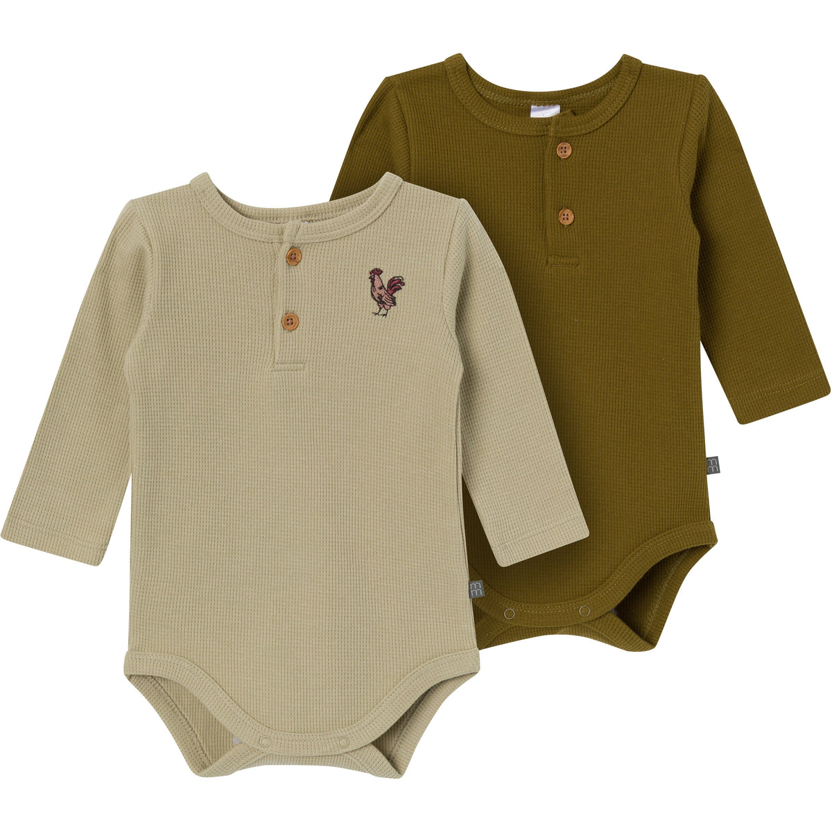 2-Pack Baby Boys Forest Henley Bodysuit onesies modern moments™ by Gerber® 