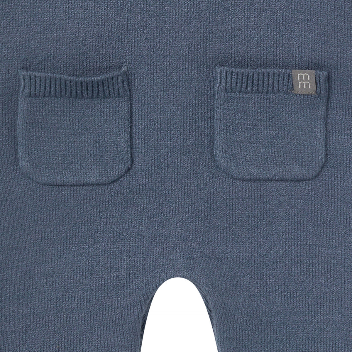 2-Piece Baby Boys Oatmeal-Dusty Blue Stripe Sweater Overall Set outfits modern moments™ by Gerber® 