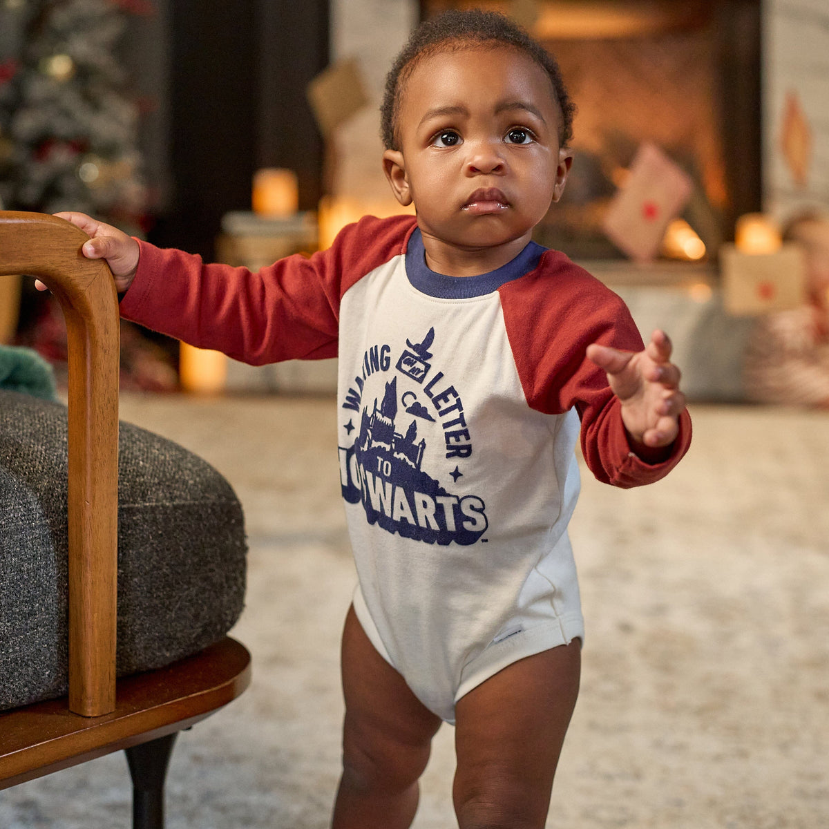 Baby Neutral Crimson Hogwarts Letter Bodysuit onesies Gerber® 