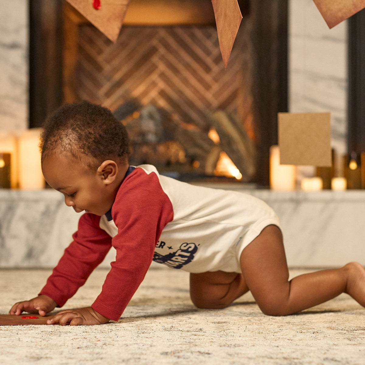 Baby Neutral Crimson Hogwarts Letter Bodysuit onesies Gerber® 