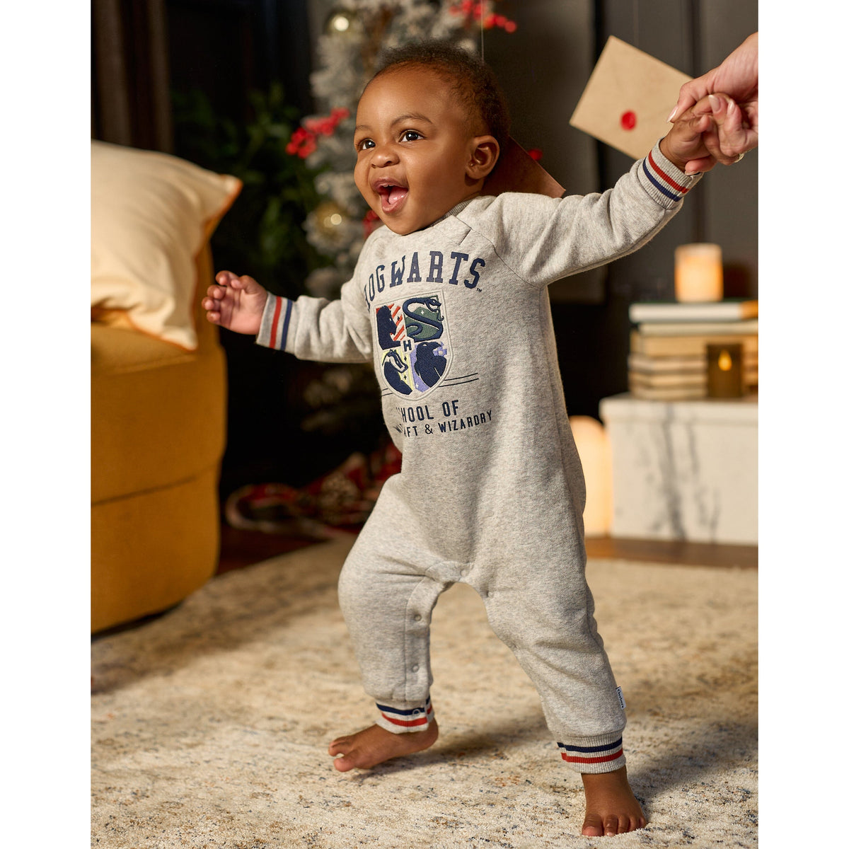 Baby Neutral Hogwarts Crest Romper rompers Gerber® 