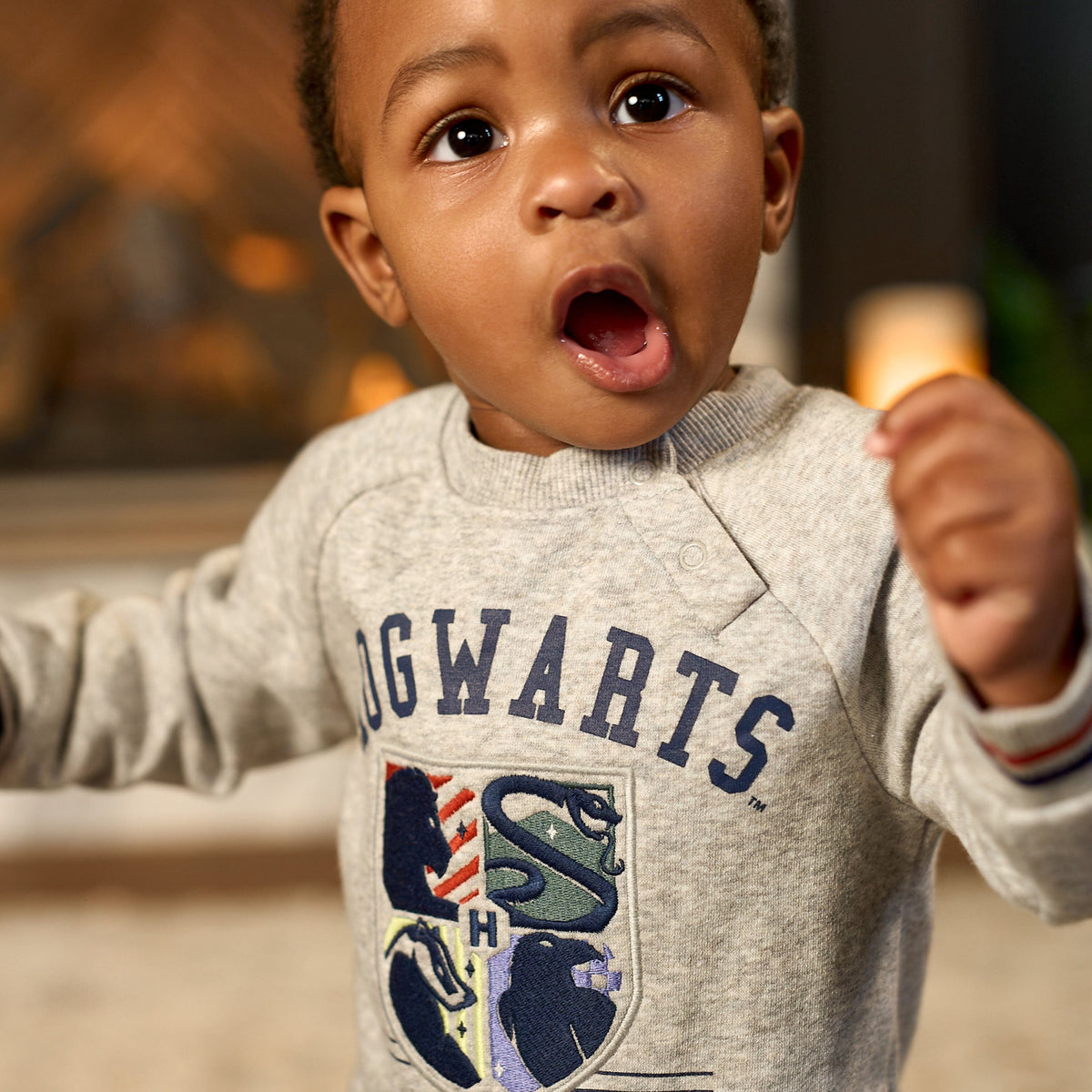 Baby Neutral Hogwarts Crest Romper rompers Gerber® 