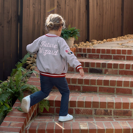 Toddler Neutral Future Wizard Varsity Jacket