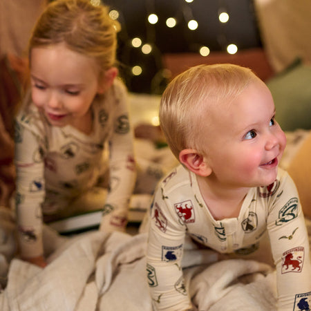 2-Piece Infant & Toddler Neutral Hogwarts House Pride Pajamas