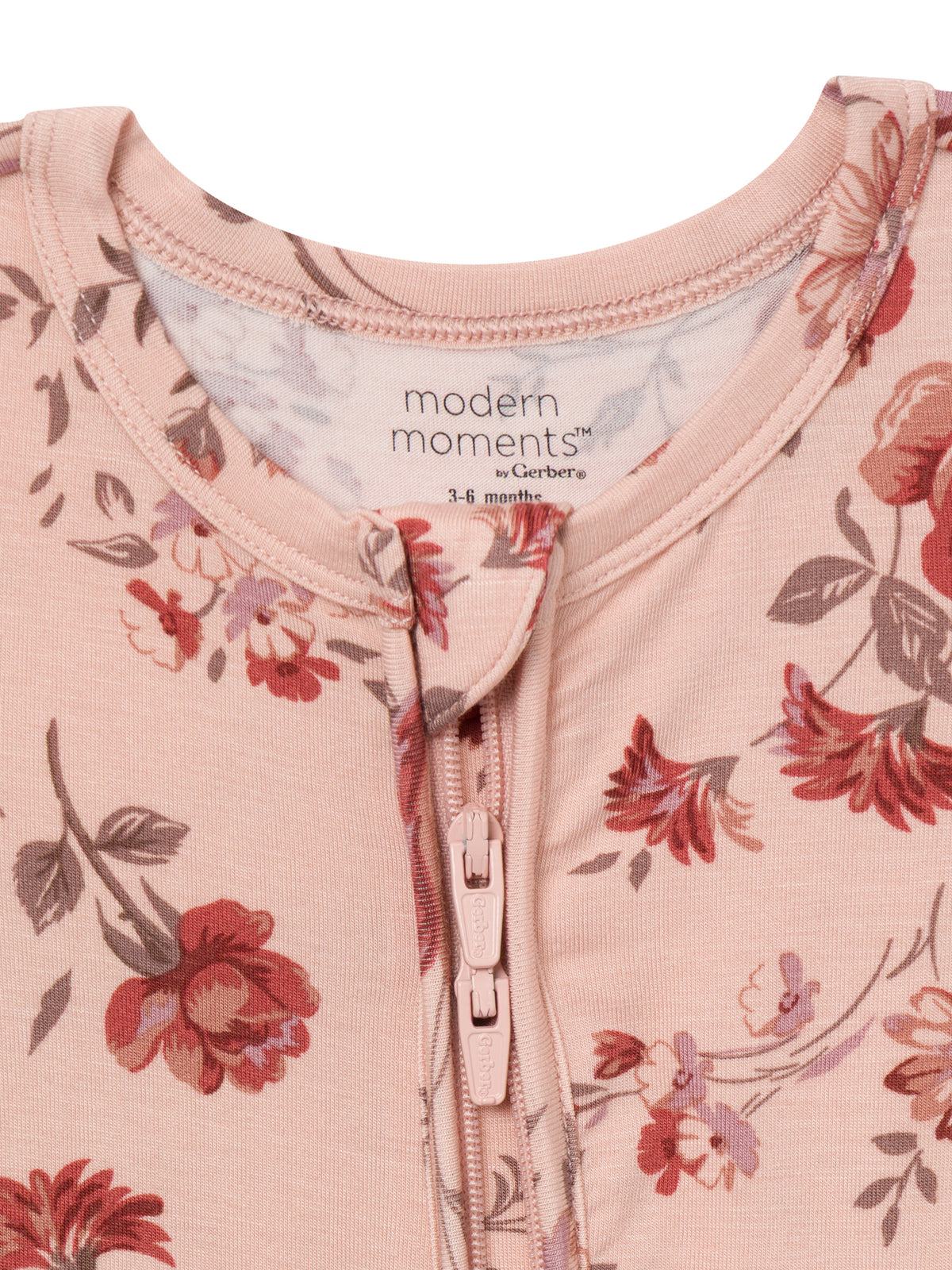 Baby & Kid Girls Rose Snug Fit Footless Pajamas sleepwear modern moments™ by Gerber® 