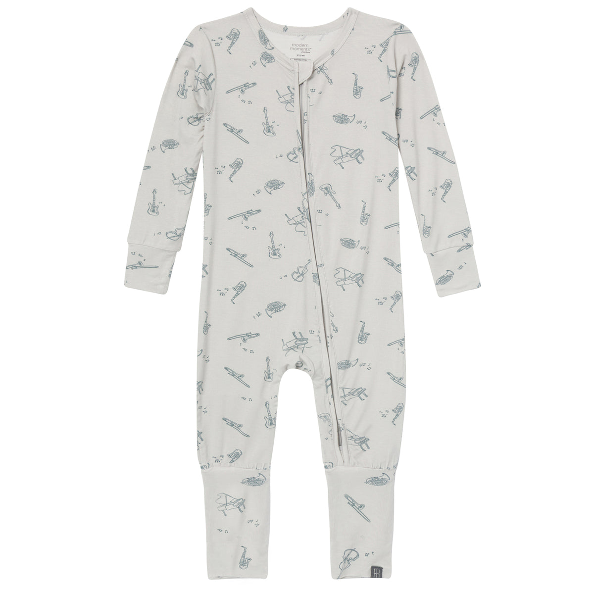 Baby & Kid Neutral Vapor Blue Snug Fit Footless Pajamas sleepwear modern moments™ by Gerber® 
