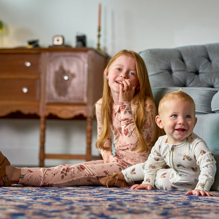 Neutral Barnyard Snug Fit Footless Pajamas