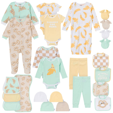 25-Piece Baby Neutral Bananas For Mama Layette