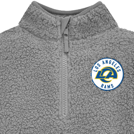 Infant & Toddler Los Angeles Rams 1/4 Zip Sherpa Top