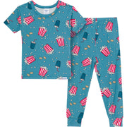 2-Piece Big Kids Neutral Movie Night Pajamas Sleepwear Gerber® 
