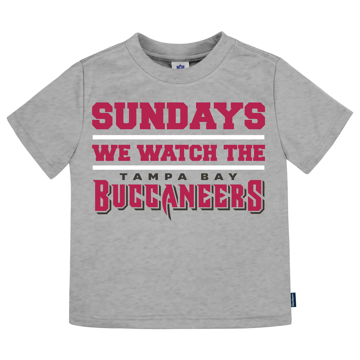 3-Pack Infant & Toddler Neutral Buccaneers T-Shirts NFL NFL 
