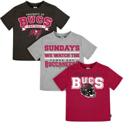 3-Pack Infant & Toddler Neutral Buccaneers T-Shirts NFL NFL 