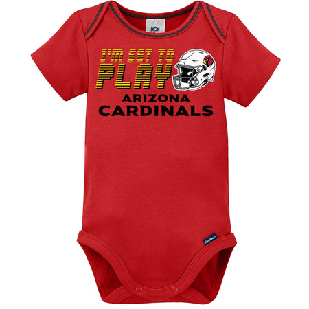 3-Pack Baby Boys Arizona Cardinals Short Sleeve Bodysuits