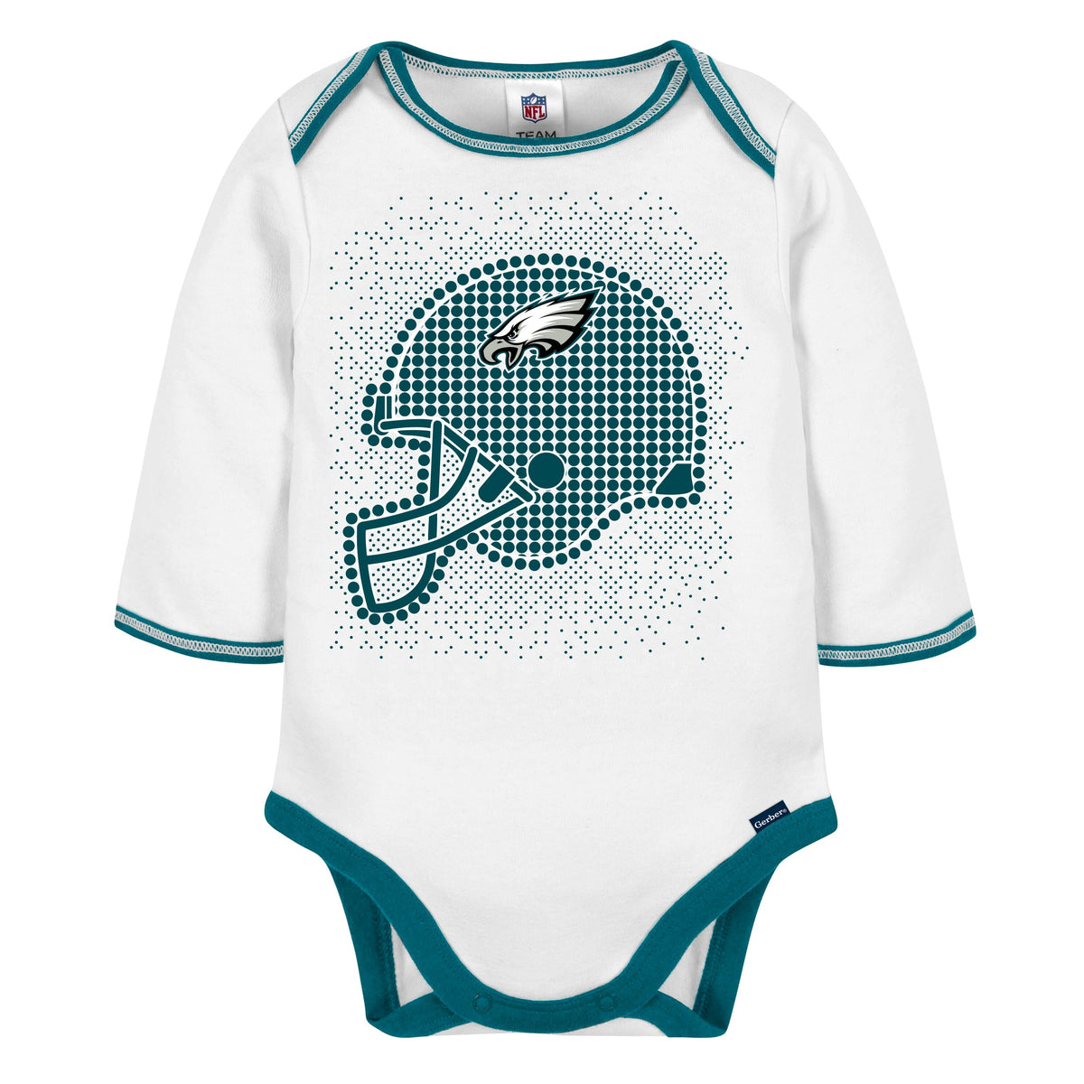 3-Piece Baby Boys Philadelphia Eagles Bodysuit, Pant, and Cap Set
