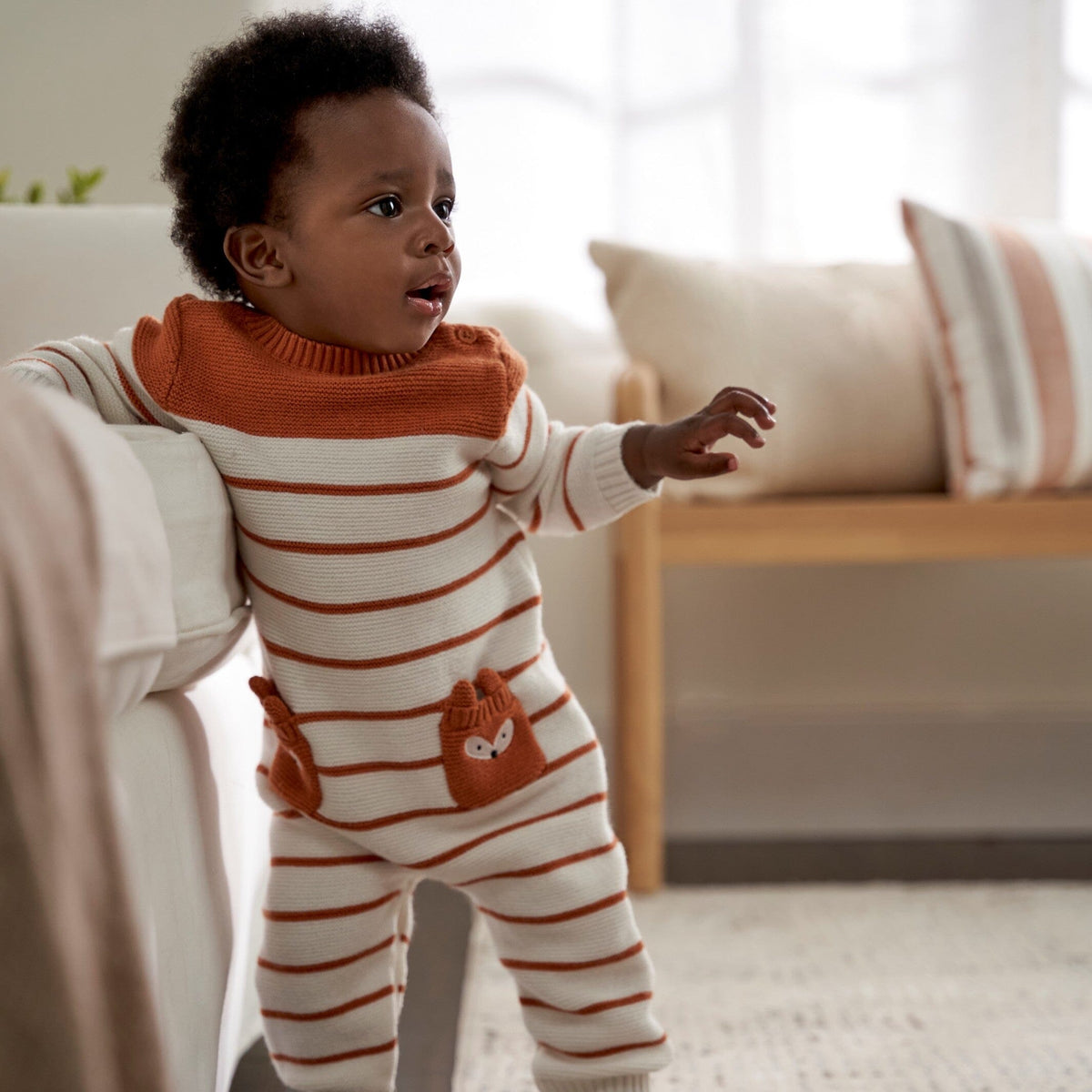 Baby Boys Fox Romper