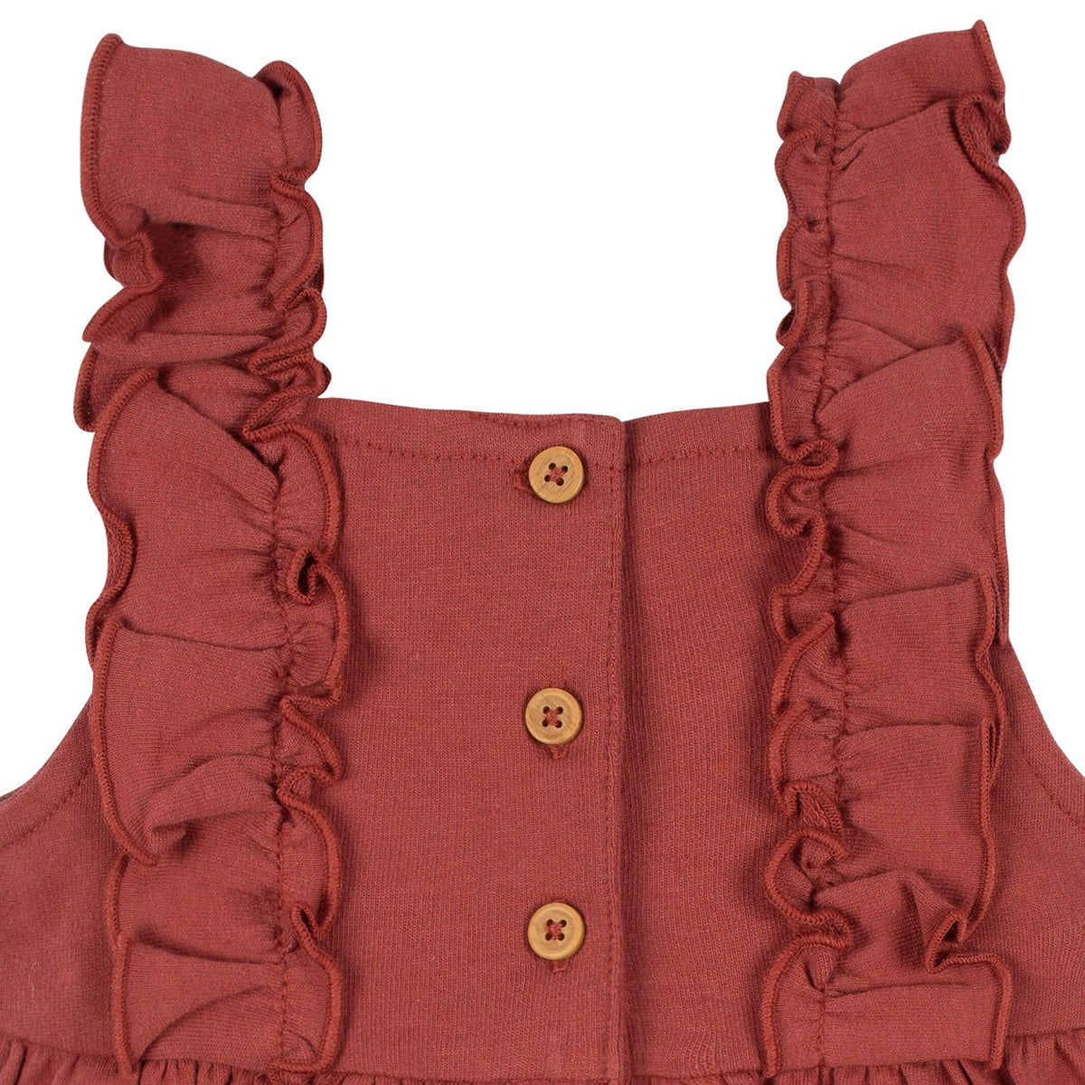 2-Piece Baby Girls Orange Leaves Jumper & Top Set