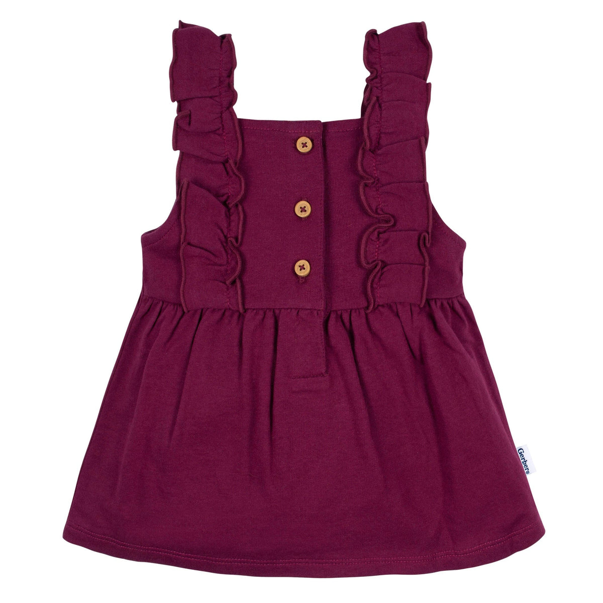 2-Piece Baby Girls Purple Floral Jumper & Top Set