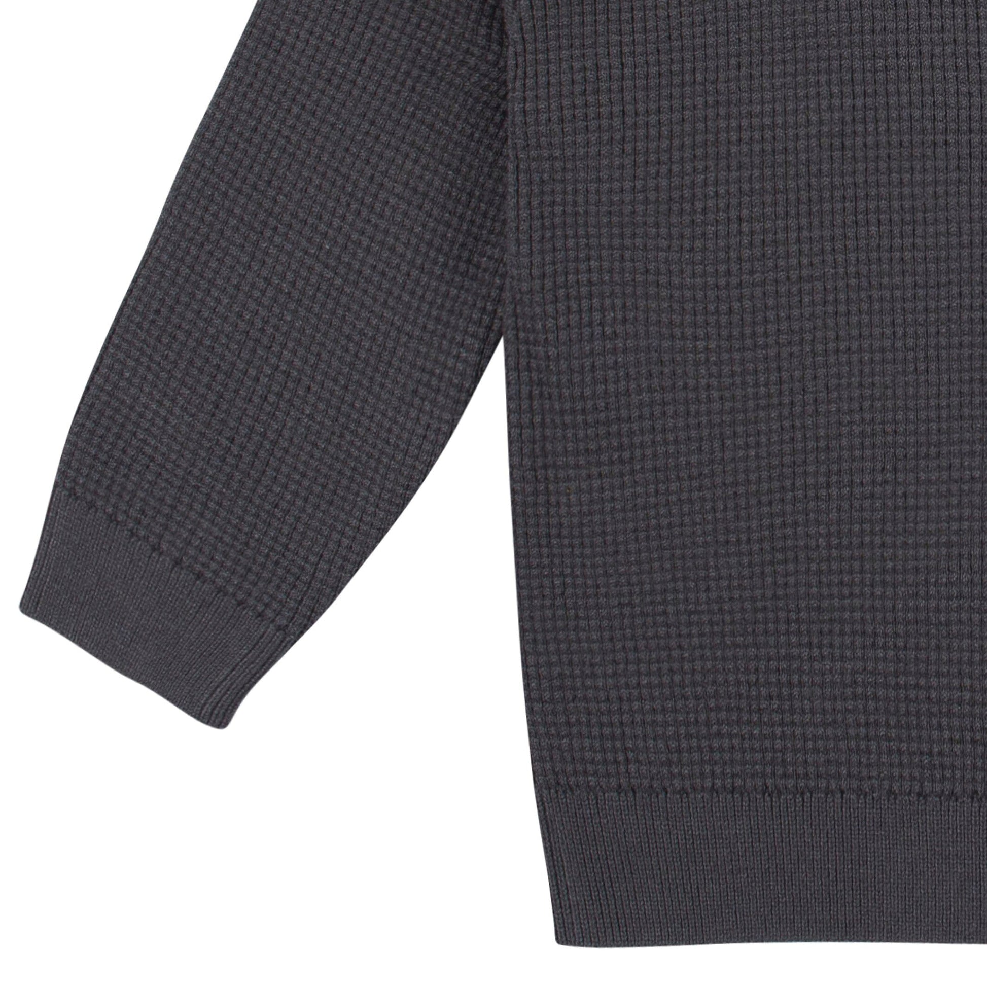 2-Piece Baby and Toddler Boys Charcoal Sweater Knit Set
