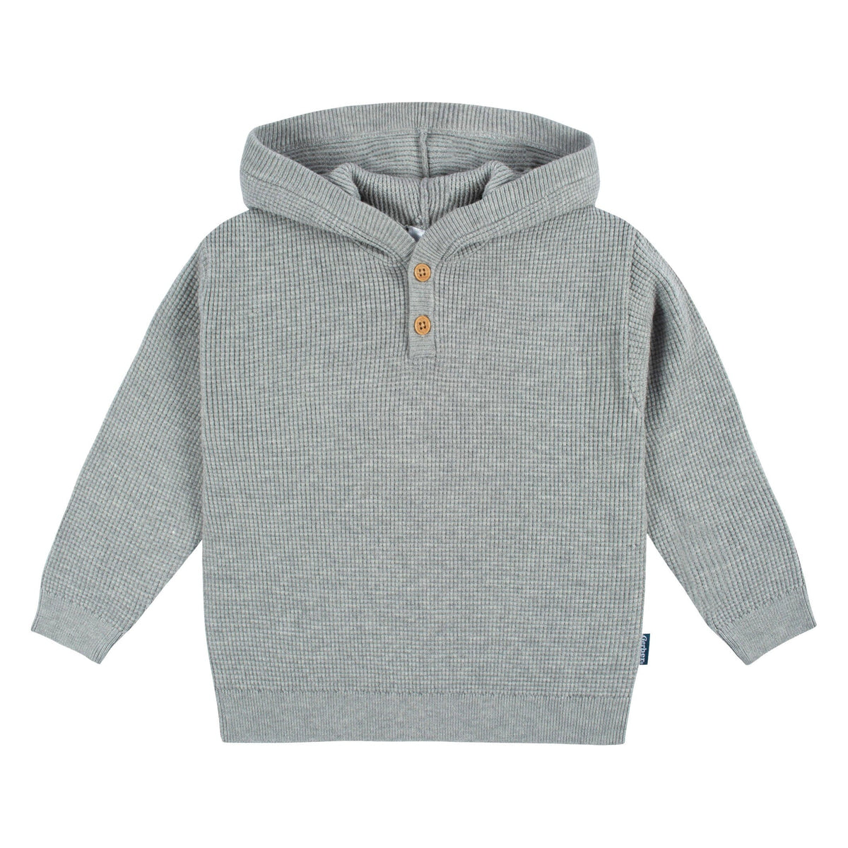 2-Piece Baby and Toddler Boys Grey Heather Sweater Knit Set