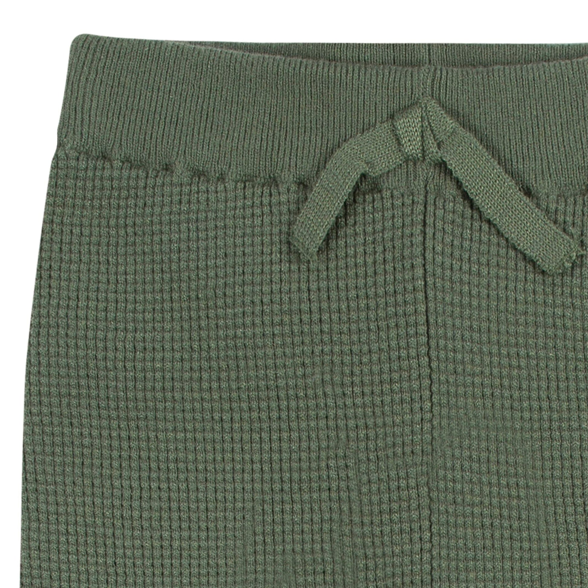 2-Piece Baby and Toddler Boys Olive Green Sweater Knit Set