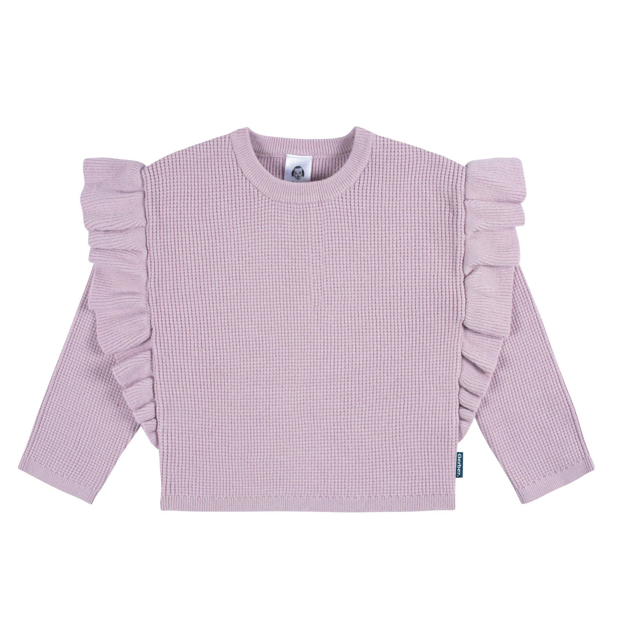 2-Piece Baby and Toddler Girls Lavender Sweater Knit Set