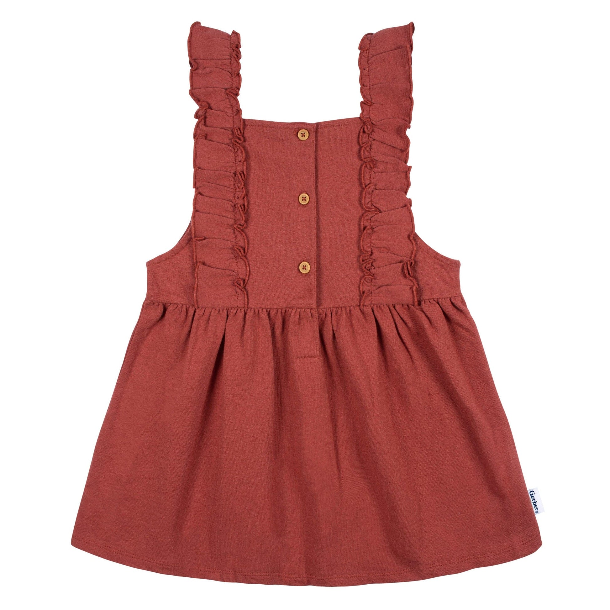 2-Piece Toddler Girls Orange Leaves Jumper & Top Set