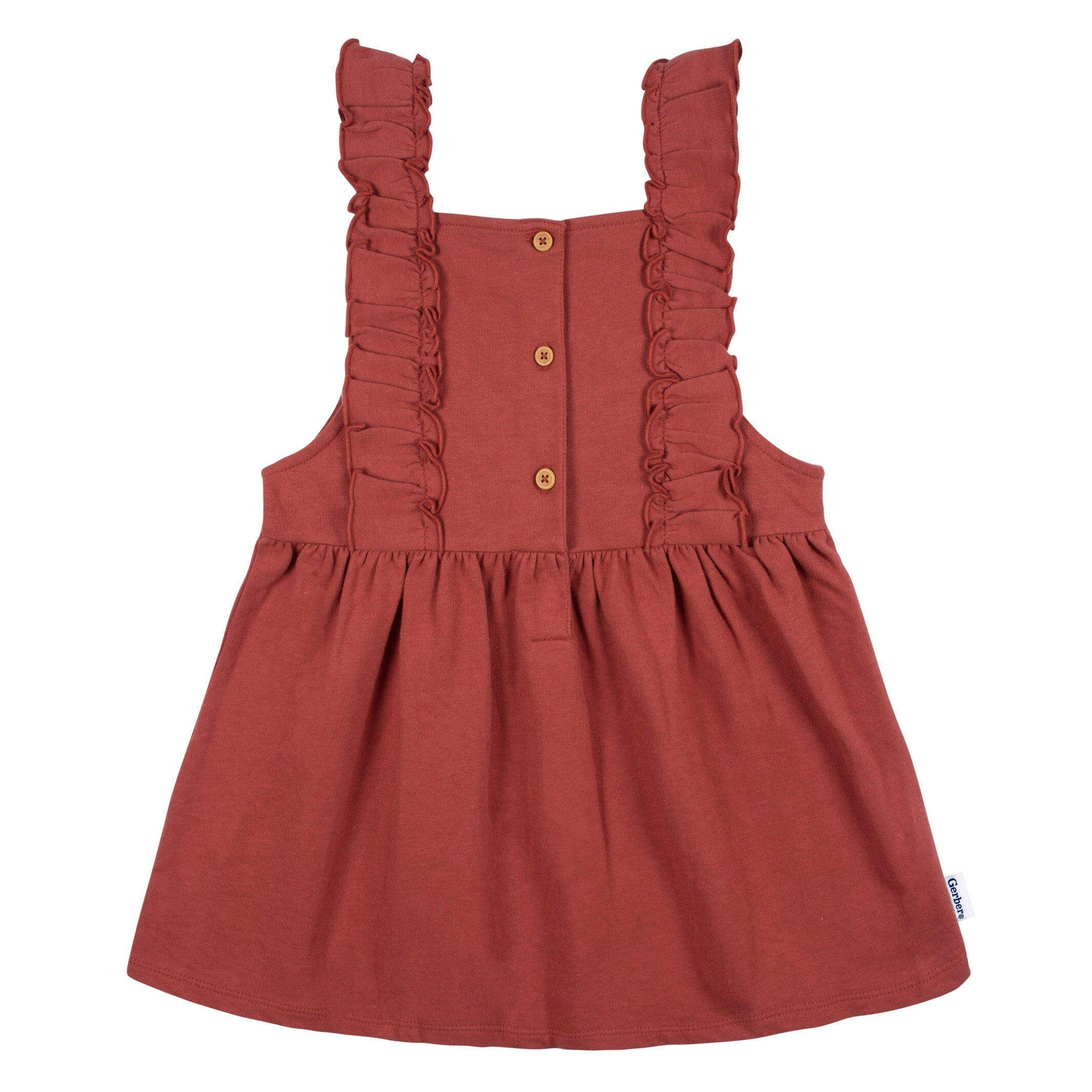 2-Piece Toddler Girls Orange Leaves Jumper & Top Set