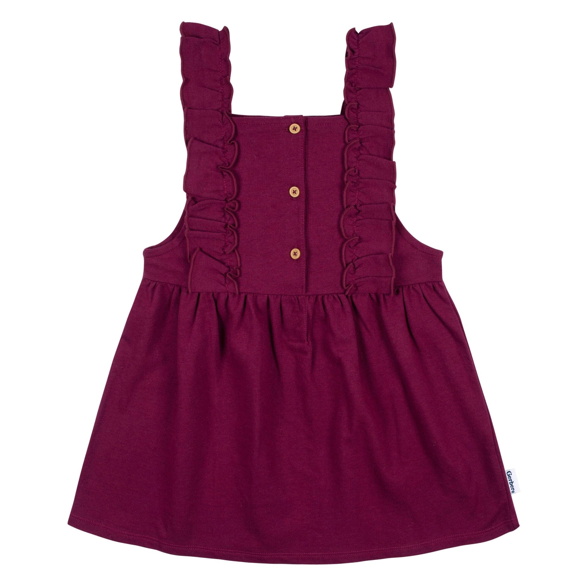 2-Piece Toddler Girls Purple Floral Jumper & Top Set