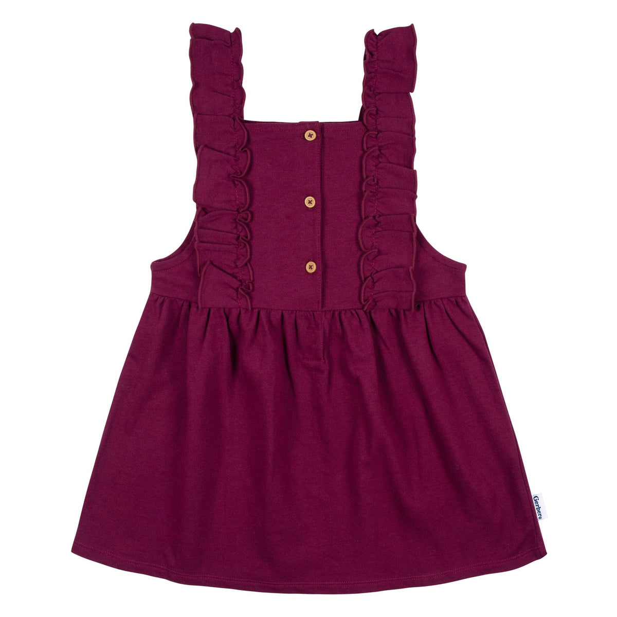 2-Piece Toddler Girls Purple Floral Jumper & Top Set