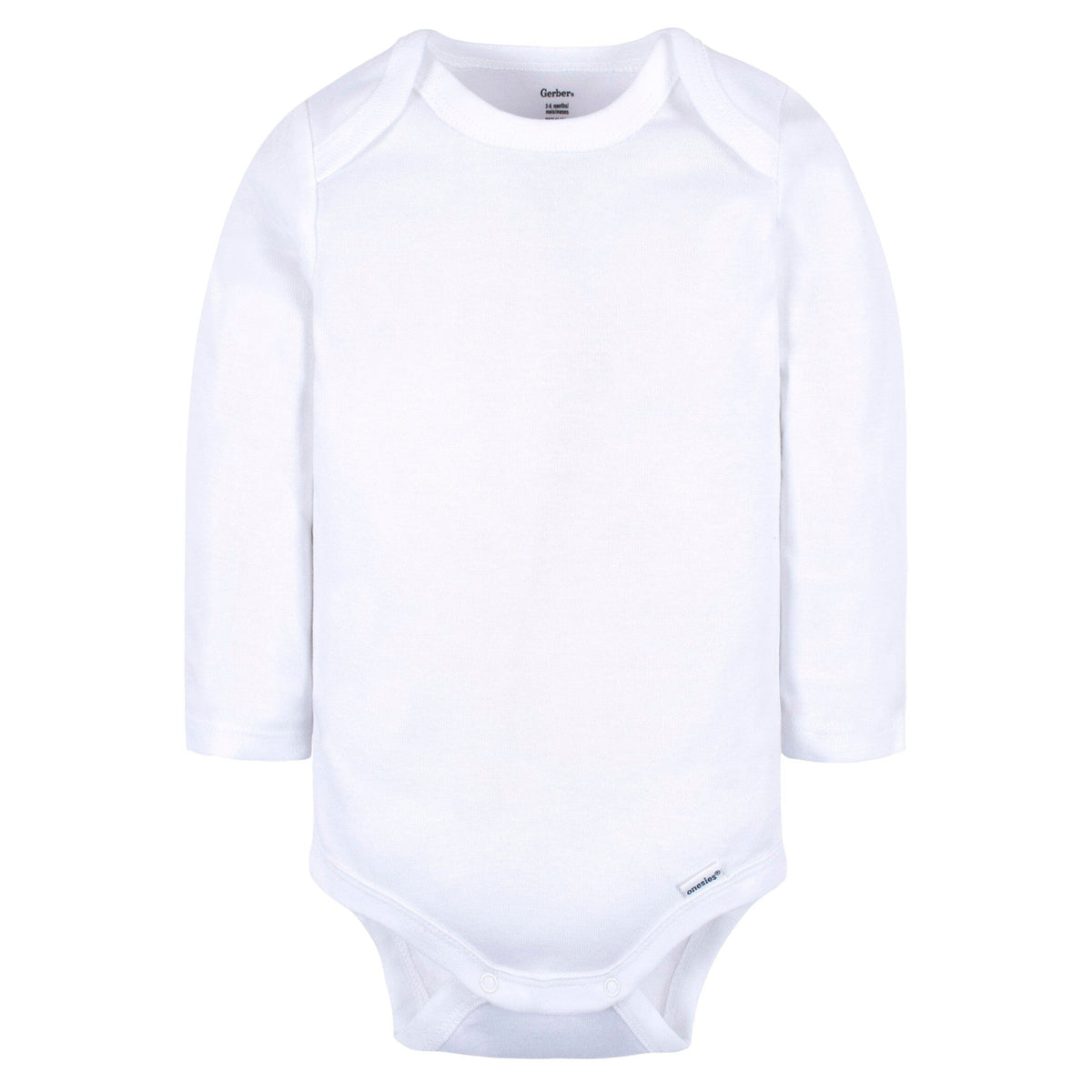 6-Pack Baby Neutral White/Black Onesies® Bodysuits